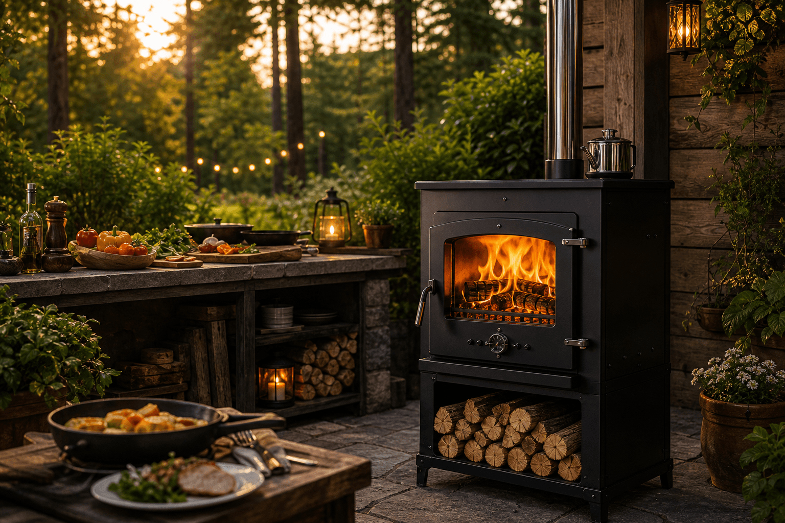 Outdoor Cooking outdoor fire product application